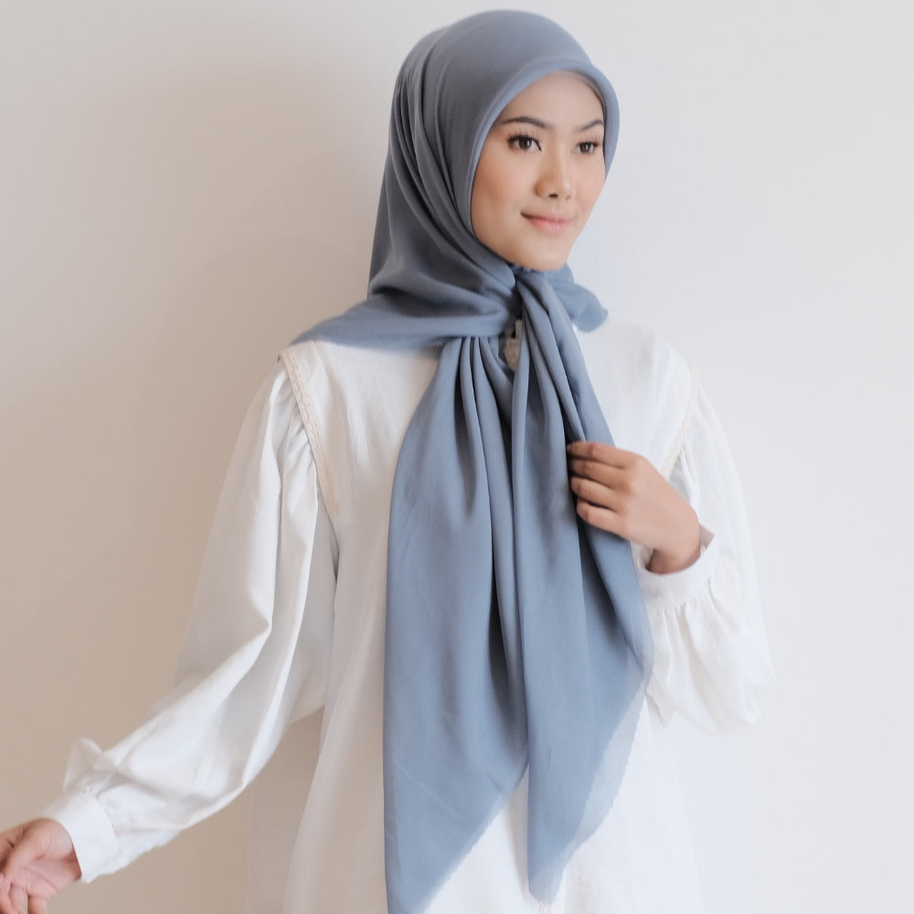 Image of Eclemix Dinara Plain Hijab | Hijab Polos Segiempat Paris Japan Premium